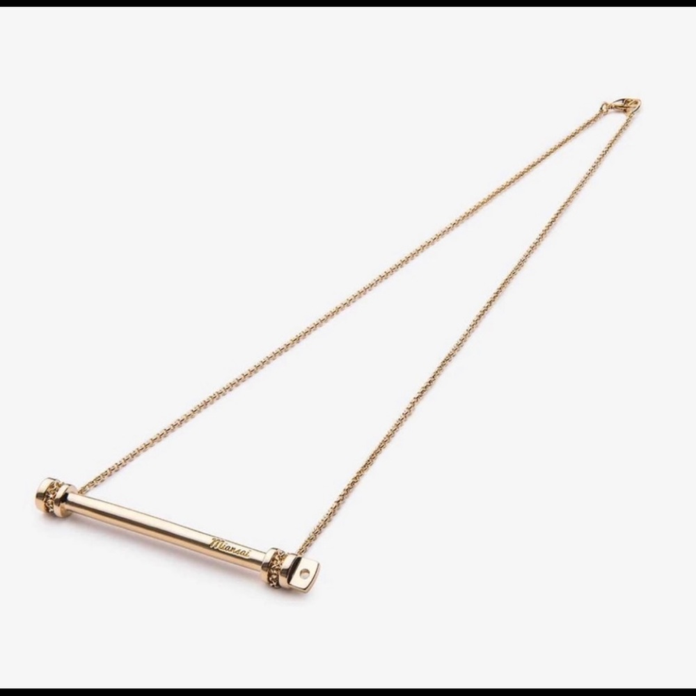 Miansai half screw bar chain necklace